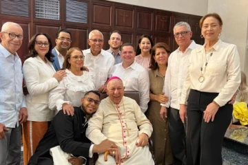 Archbishop Ramón Benito de la Rosa y Carpio in retirement