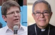 Miguel Uribe Turbay, Colombian senator and presidential hopeful; and Cardinal Luis José Rueda, archbishop of Bogotá.