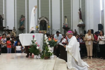 Pope Leo XIV, when he was bishop of Chiclayo