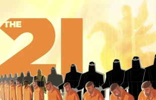 On Feb. 15, 2015, ISIS militants brutally executed 21 Coptic Christian prisoners on a beach in Libya. Now, on the 10th anniversary of their deaths, a short animated film called “The 21” is honoring these 21 men who died because of their unwillingness to deny their faith in Jesus Christ. Credit: MORE Productions/Tod Polson